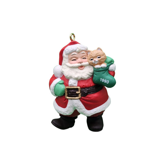 1990 Kitty's Best Pal Hallmark Ornament (Kitten) QX4716 Image1