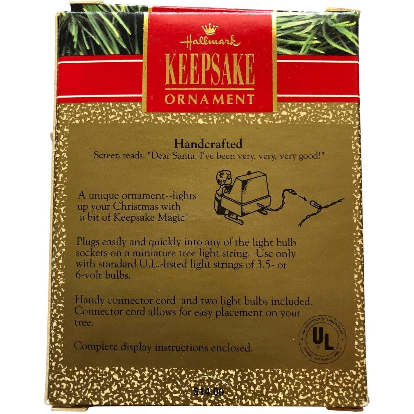 1990 Letter to Santa Hallmark Ornament (Santa Claus) QLX7226