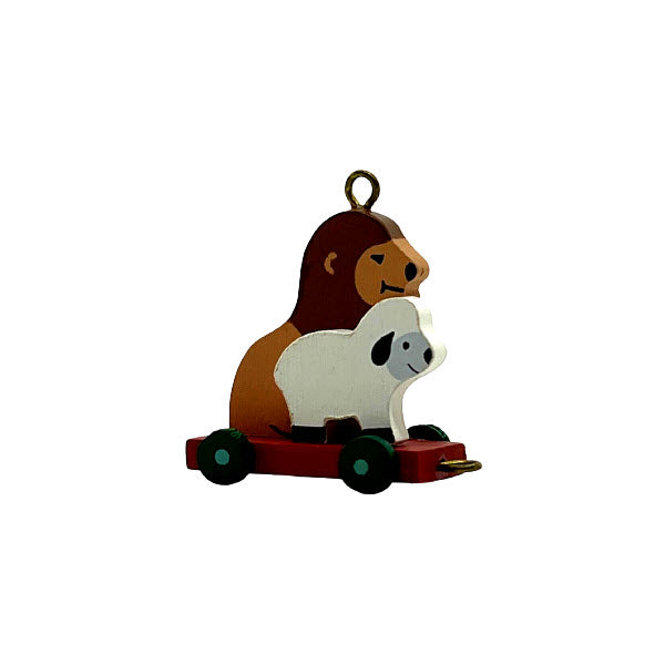 1990 Lion and Lamb Hallmark Ornament (Lion and Lamb) QXM5676