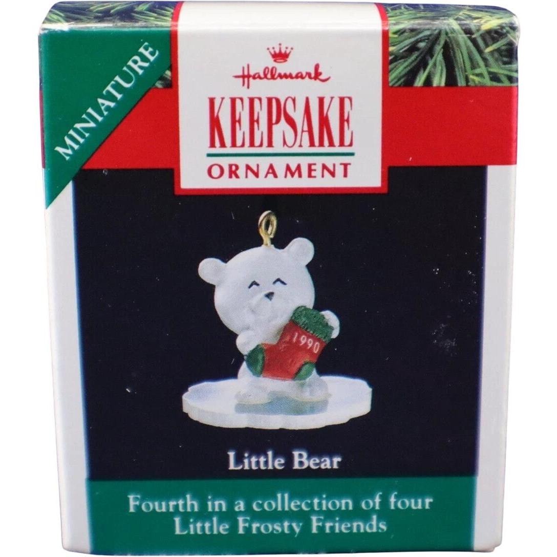 1990 Little Bear Hallmark Ornament (Frosty Friends) XPR9723