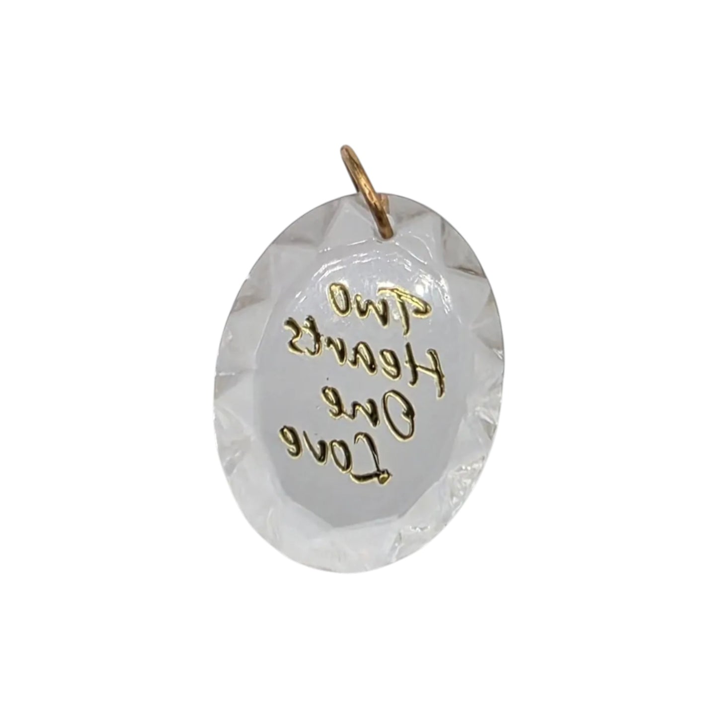 1990 Loving Hearts (Acrylic) Hallmark Ornament QXM552-3 Image4