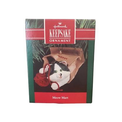 1990 Meow Mart Hallmark Ornament (Kitten) QX4446