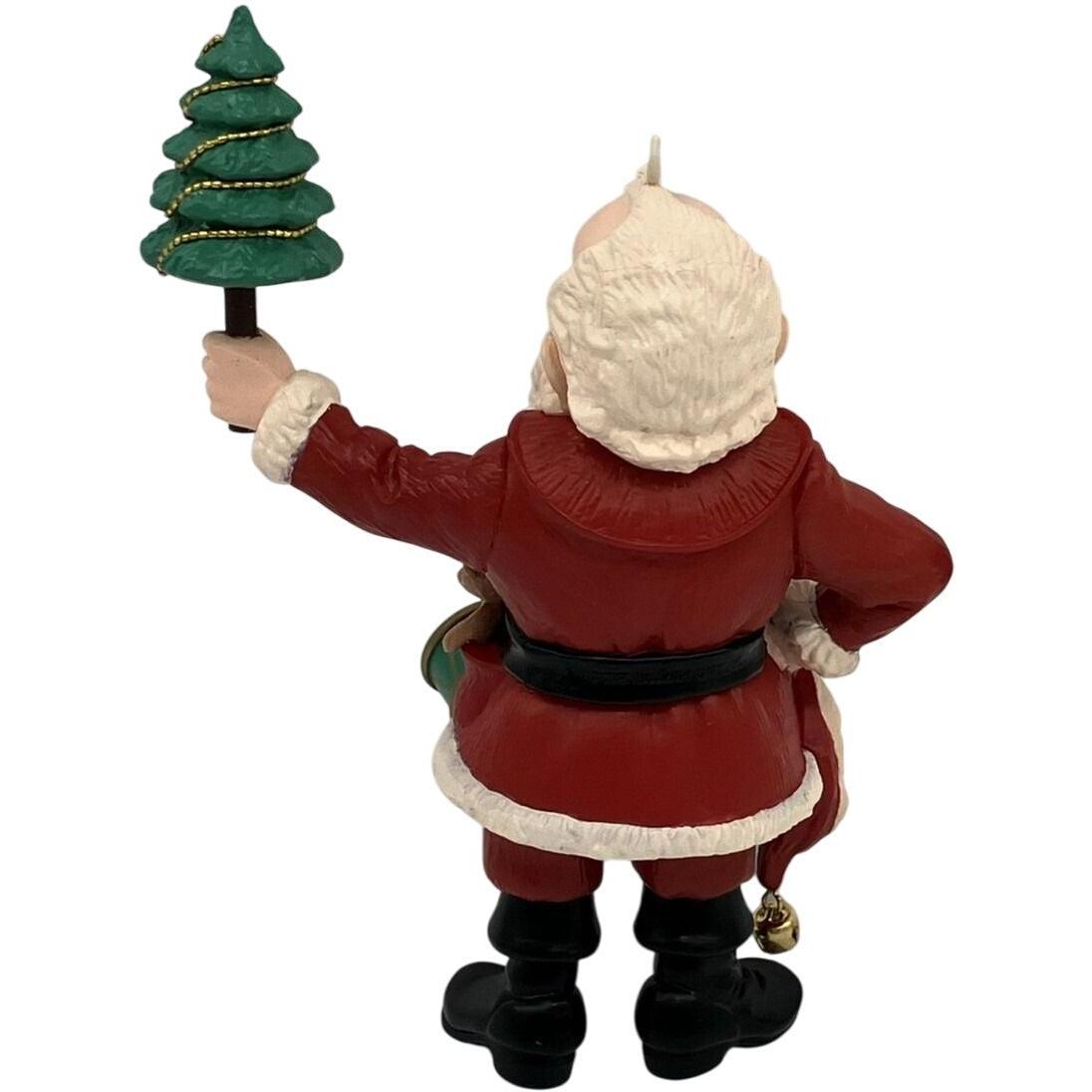 1990 Mini Christmas Tree Hallmark Ornament (Merry Olde Santa) QX4736