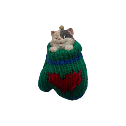 1990 Mittens and Kittens Carlton Cards Ornaments (Kitten) CXOR-124C Image4