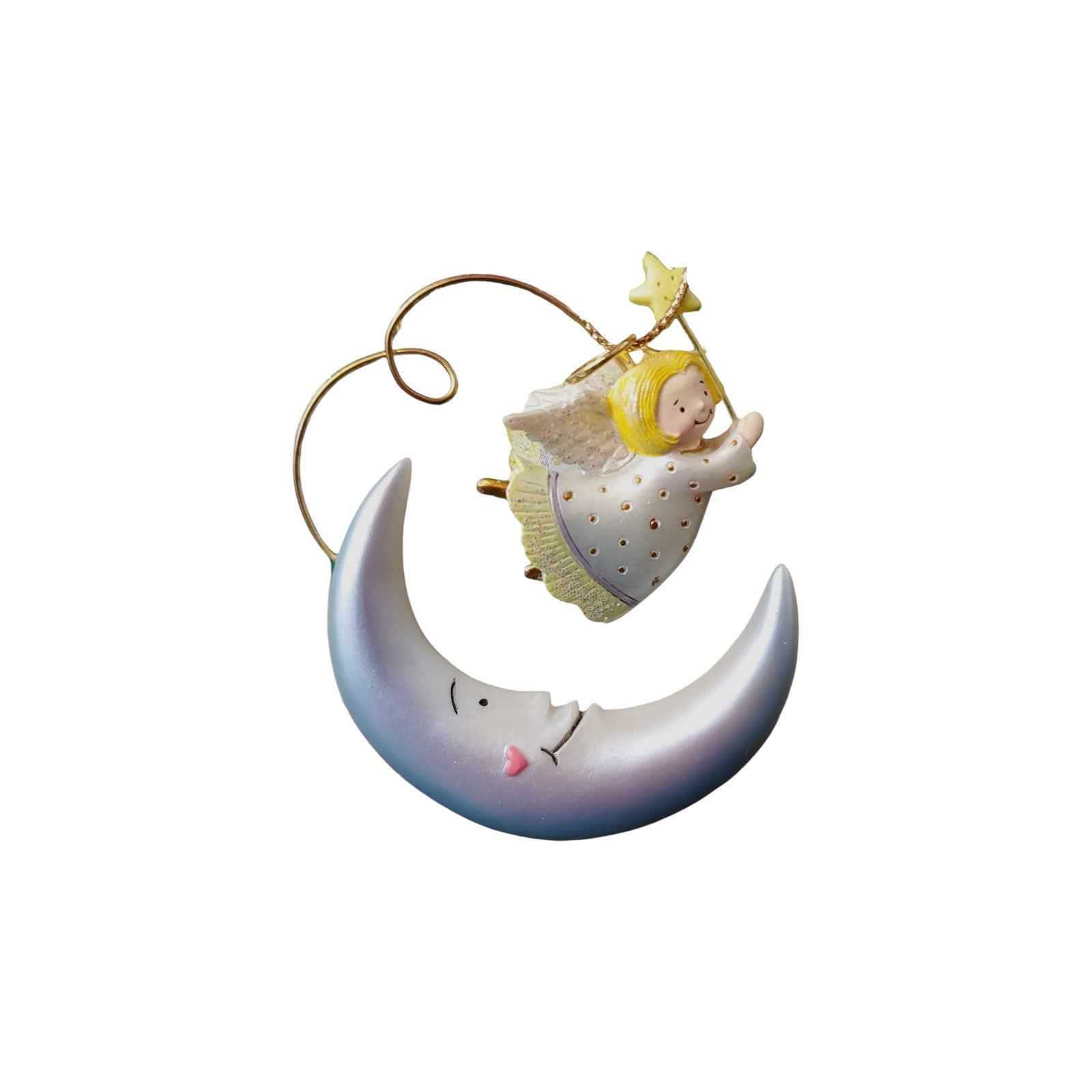 1990 Moon Dreams (Angels) Carlton Cards Heirloom Ornament CXOR-071P Image1