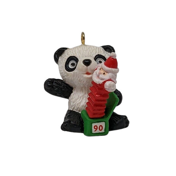 1990 Panda's Surprise Hallmark Ornament (Panda) QXM5616