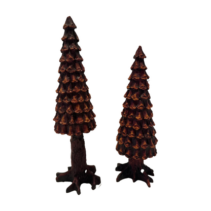 1990 Pine Cone Trees Set of 2 – Village Accessories Department 56 1213032 Image3