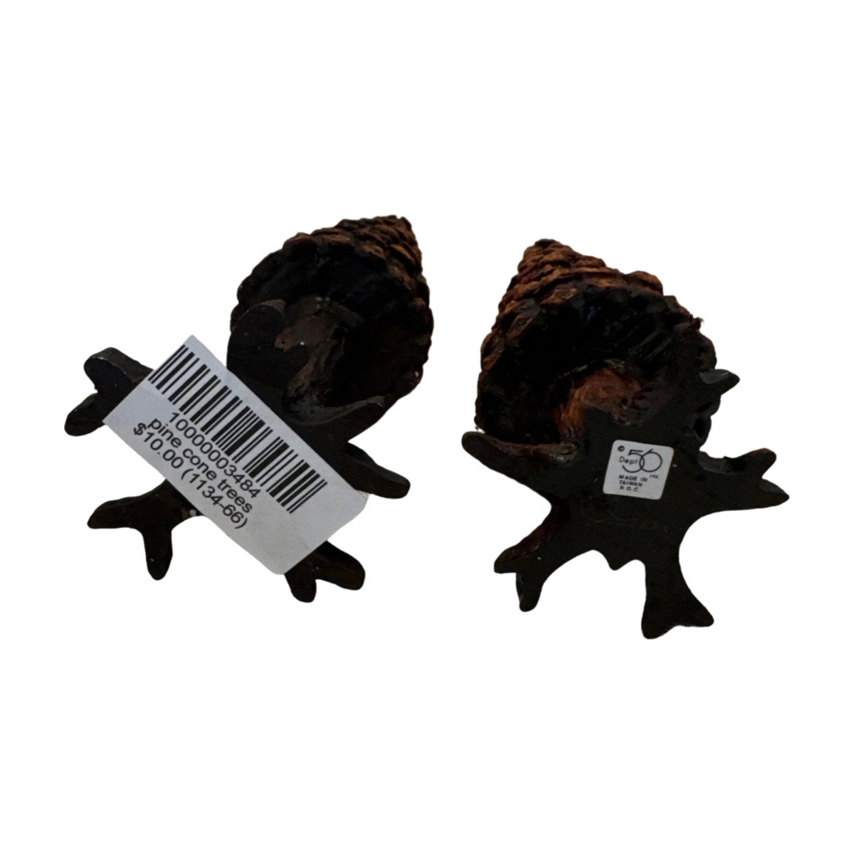 1990 Pine Cone Trees Set of 2 – Village Accessories Department 56 1213032 Image5