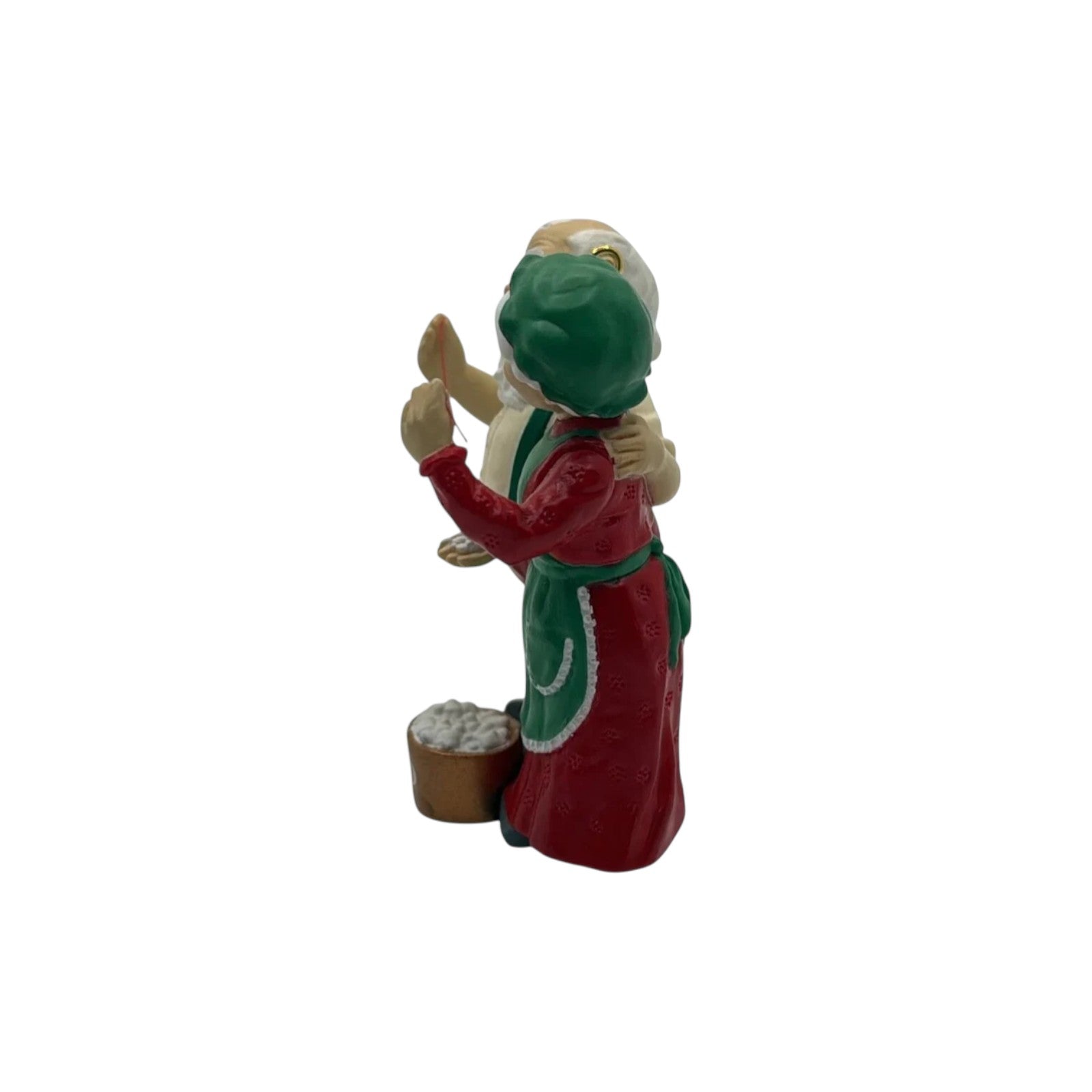 1990 Popcorn Party Hallmark Ornament (Mr. and Mrs. Claus) QX4393 Image4