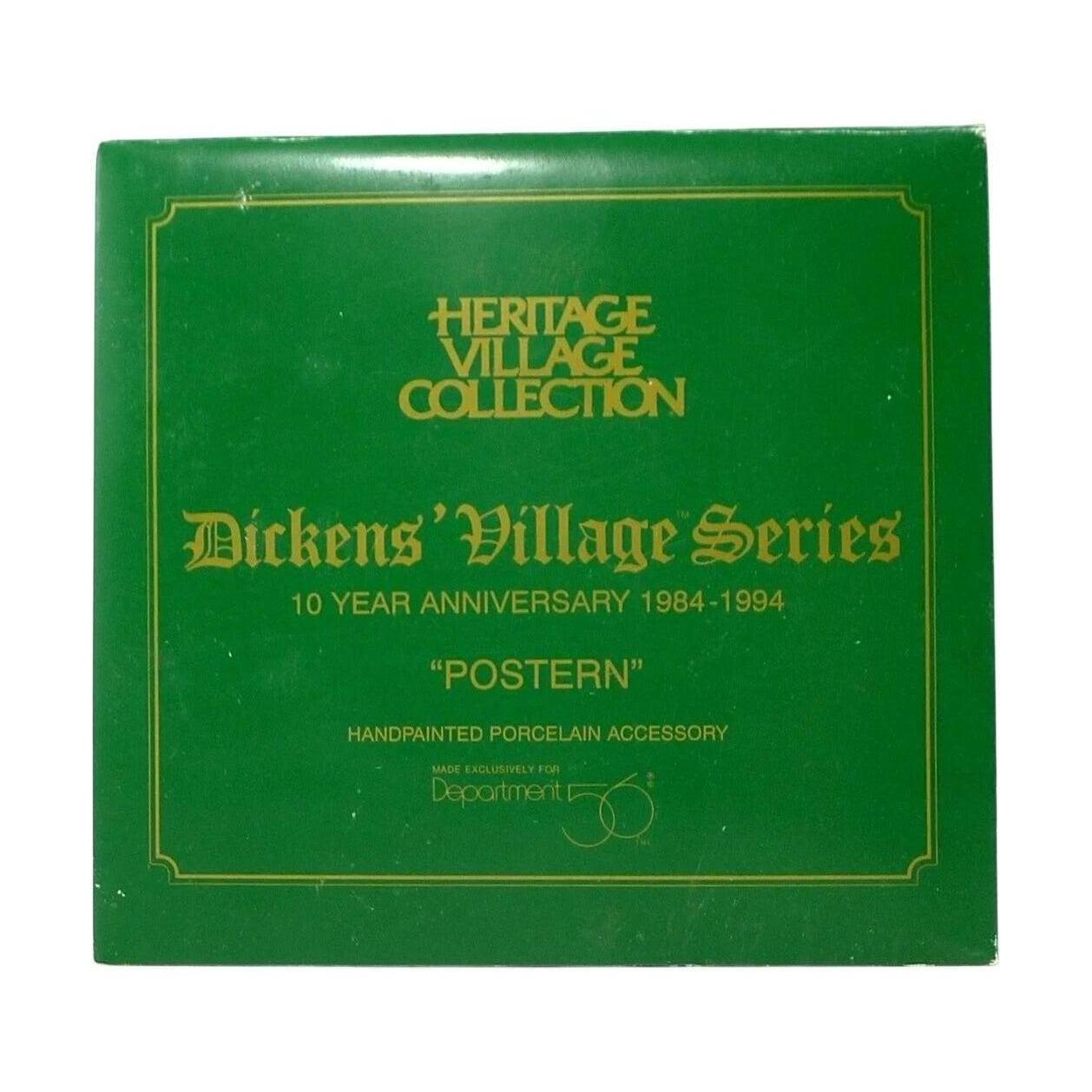 1990 Postern - Dickens' Village Series Department 56 9871-0 Image2