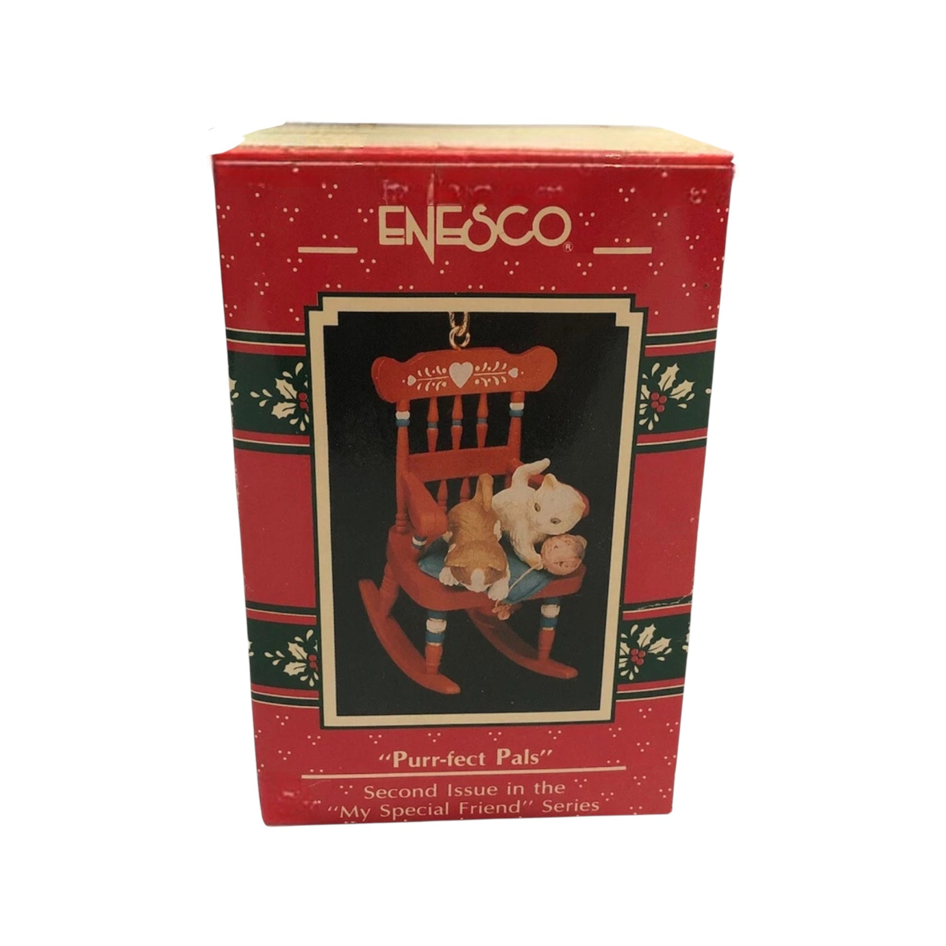 1990 Purr-fect Pals Kitten Enesco Ornament 563218 Image2