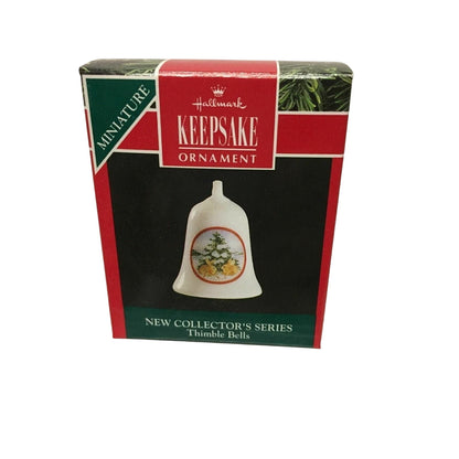 1990 Rabbits Hallmark Ornament (Thimble Bells) QXM5543