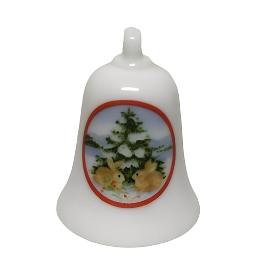 1990 Rabbits Hallmark Ornament (Thimble Bells) QXM5543