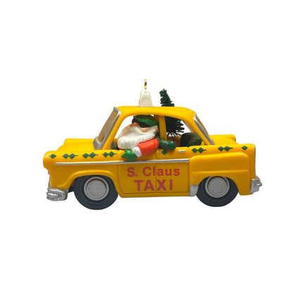 1990 S. Claus Taxi Hallmark Ornament (Vehicle) QX4686 Image5