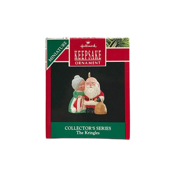 1990 Santa Getting Ready to Leave Hallmark Ornament (The Kringles) QXM5753