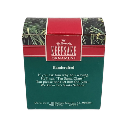 1990 Santa Schnoz Hallmark Ornament (Santa Claus) QX4983