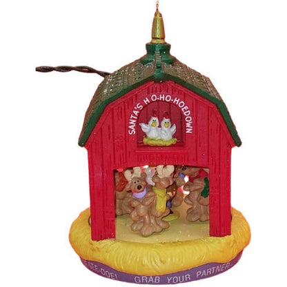 1990 Santa's Ho-Ho-Hoedown Hallmark Ornament (Reindeer) QLX7256