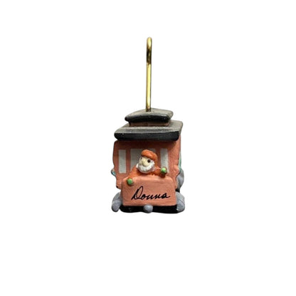 1990 Santa's Streetcar Hallmark Ornament (Train) QXM5766 Image4