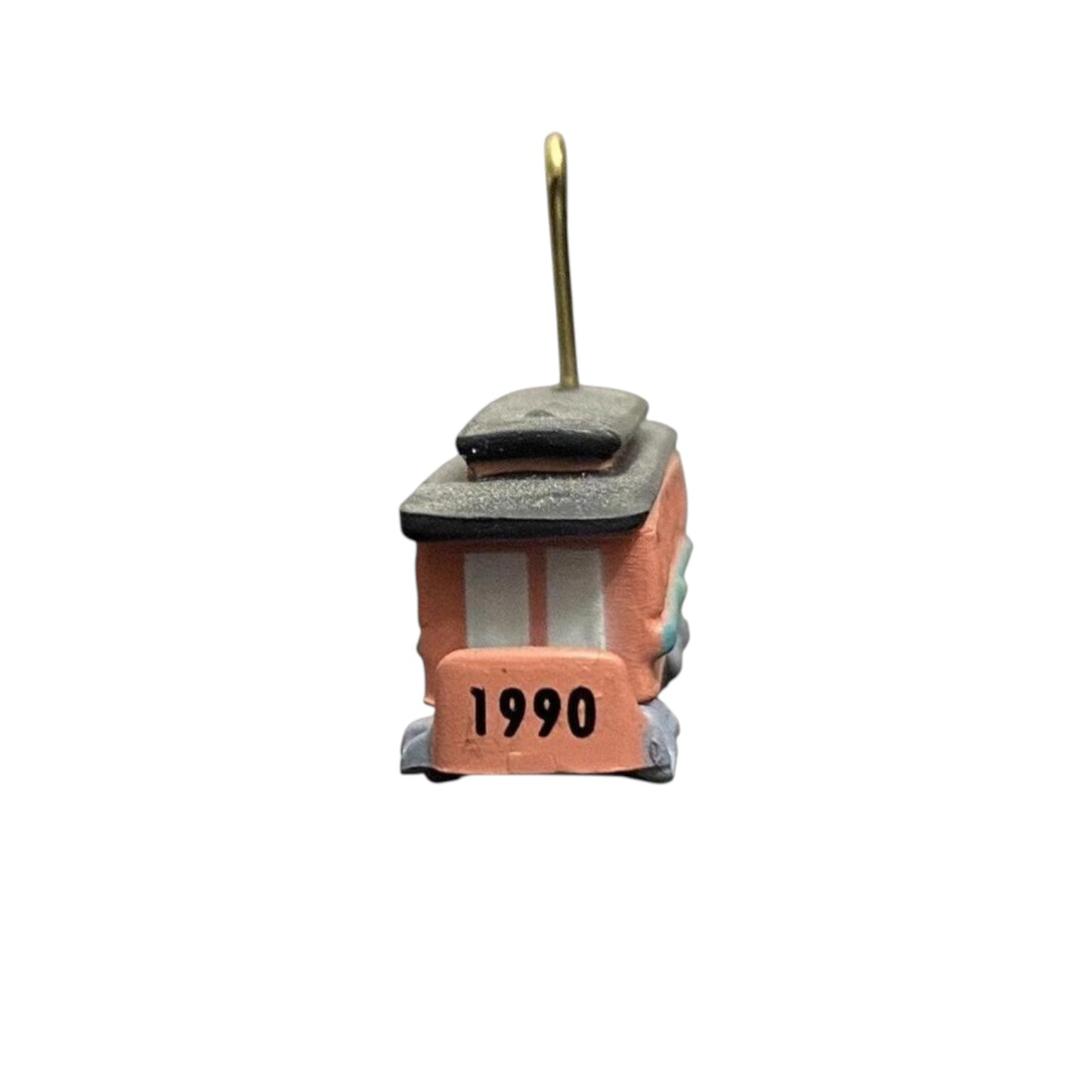 1990 Santa's Streetcar Hallmark Ornament (Train) QXM5766 Image5
