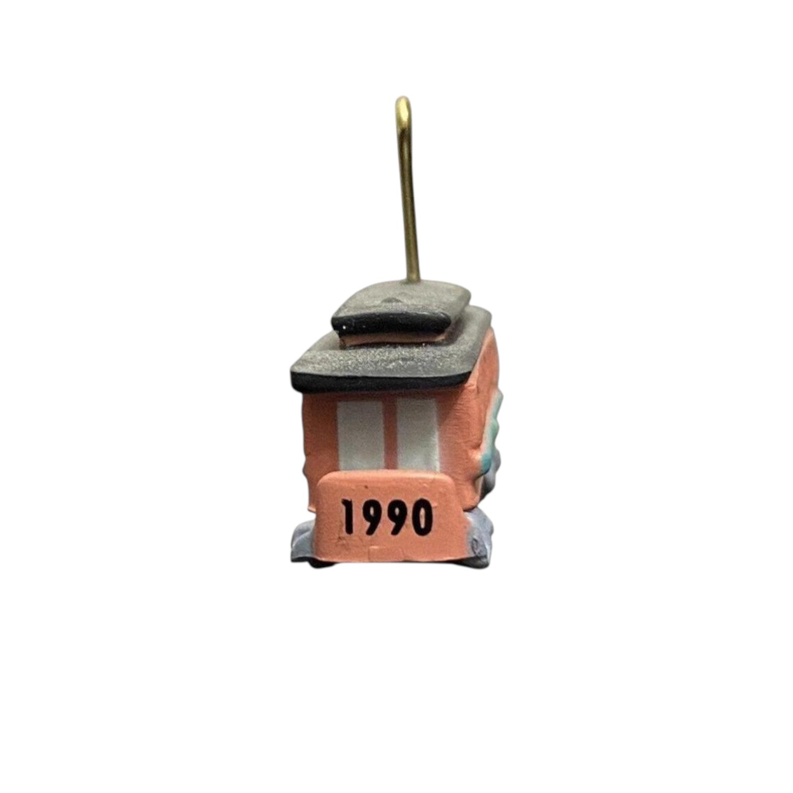 1990 Santa's Streetcar Hallmark Ornament (Train) QXM5766 Image5