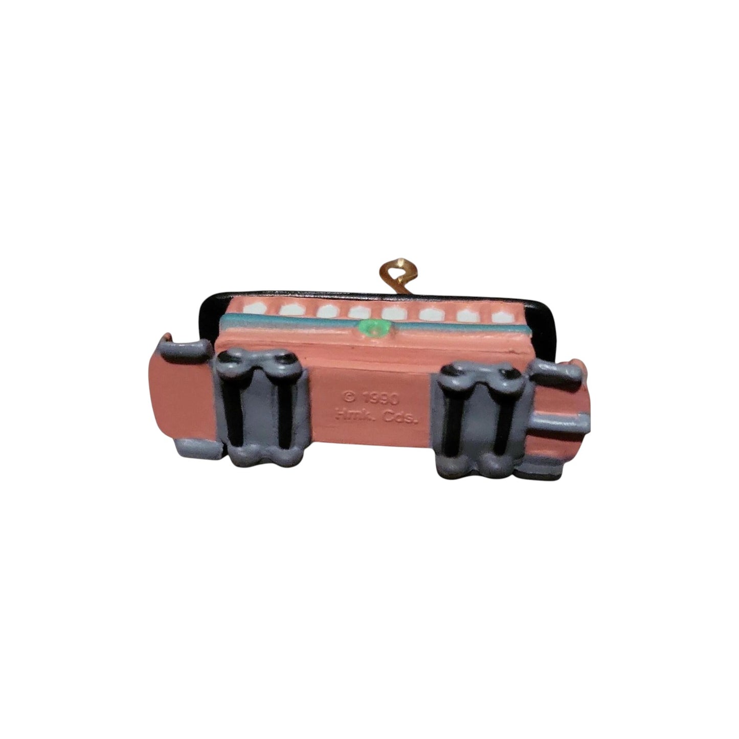 1990 Santa's Streetcar Hallmark Ornament (Train) QXM5766 Image6