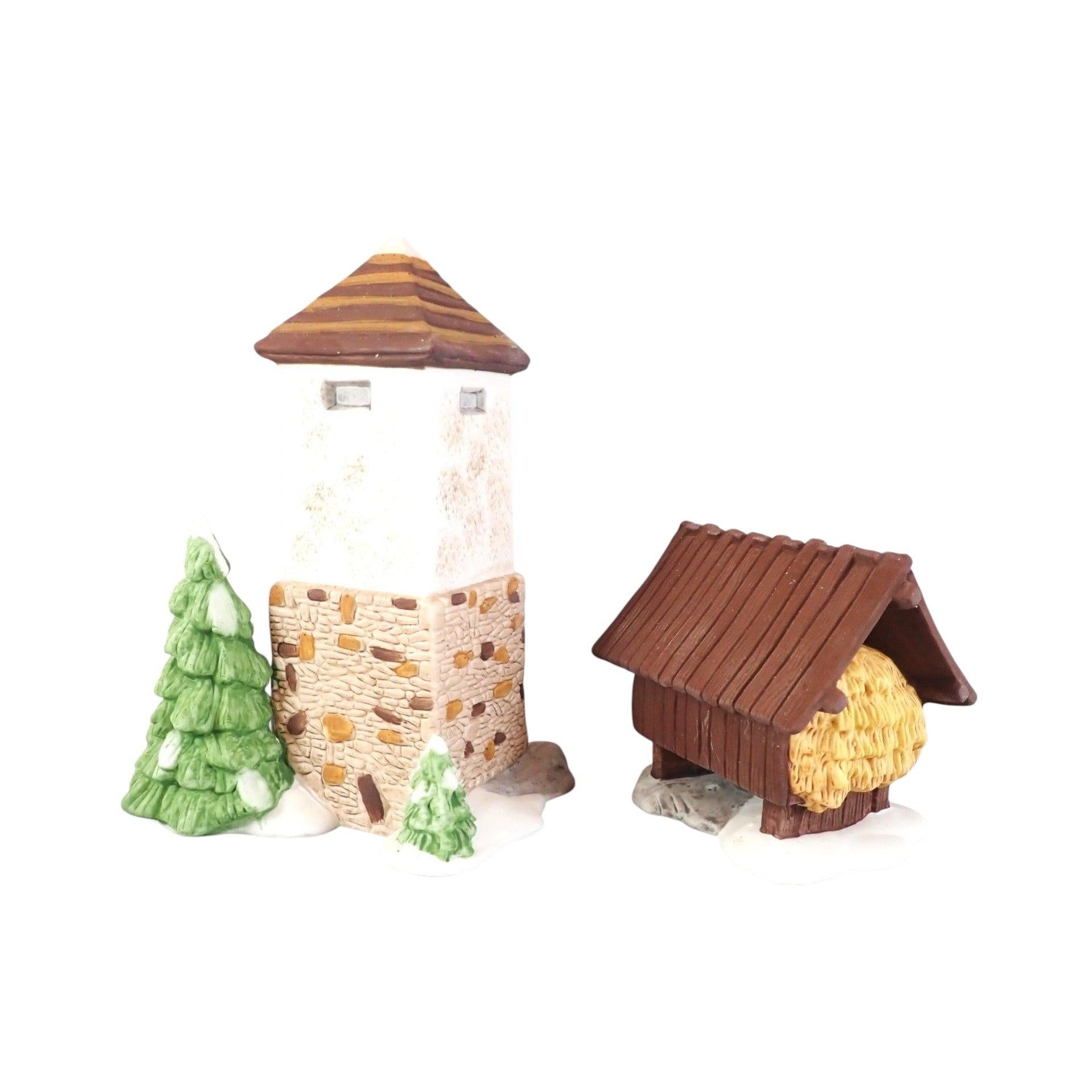 1990 Silo and Hay Shed Set of 2 – Village Accessories Department 56 1479234 Image4