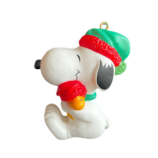 1990 Snoopy and Woodstock Hallmark Ornament (Peanuts) QX4723