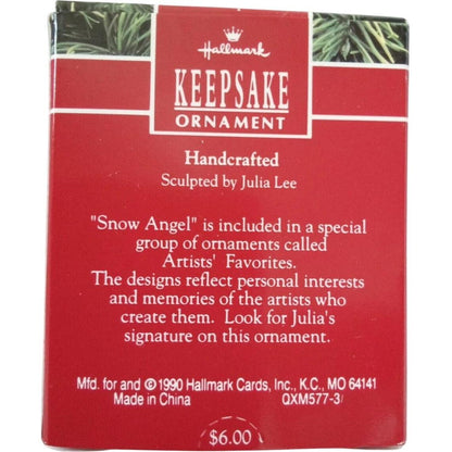 1990 Snow Angel Hallmark Ornament (Snow Angel) QXM5773