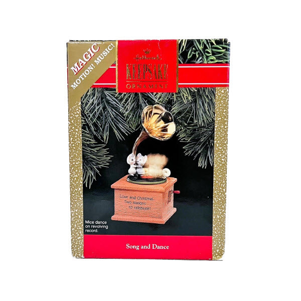 1990 Song and Dance Hallmark Ornament (Mouse) QLX7253