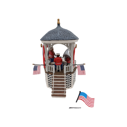 1990 Stars and Stripes Forever – Gazebo Music Box Department 56 55502 Image3