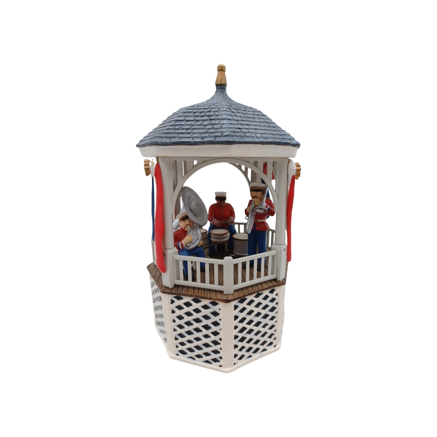 1990 Stars and Stripes Forever – Gazebo Music Box Department 56 55502 Image5