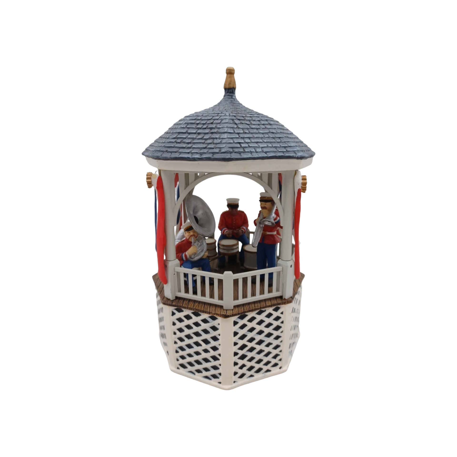 1990 Stars and Stripes Forever – Gazebo Music Box Department 56 55502 Image7