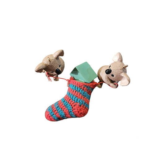 1990 Stocking Pals Hallmark Ornament (Stocking) QX5493 Image1