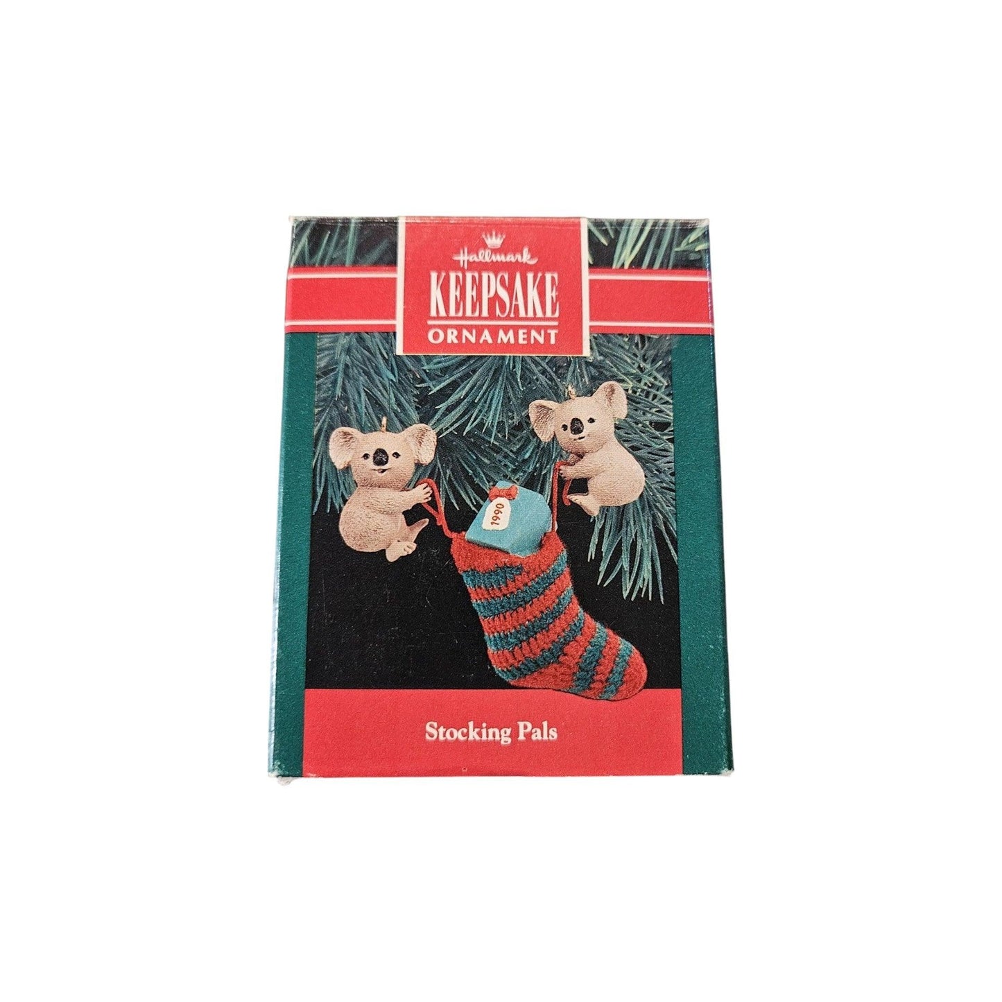 1990 Stocking Pals Hallmark Ornament (Stocking) QX5493 Image2