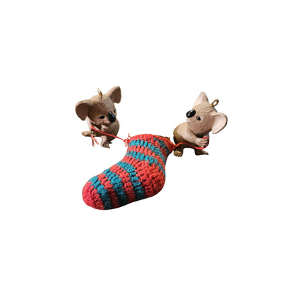 1990 Stocking Pals Hallmark Ornament (Stocking) QX5493 Image3