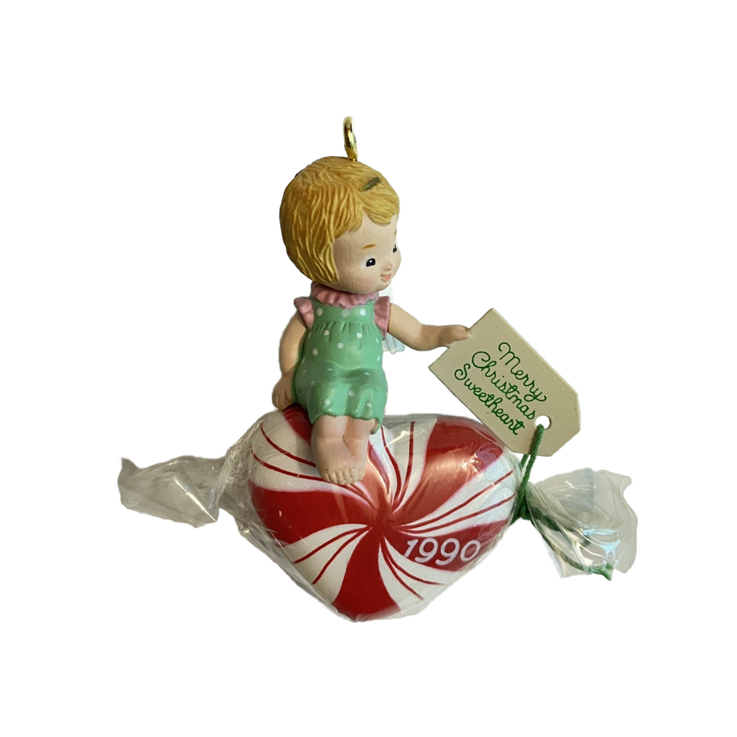 1990 "Sweetest Greetings" Enesco Ornament (Angels) 830011 Image6