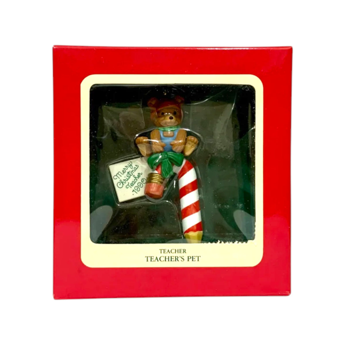 1990 Teacher - Teacher's Pet Carlton Cards Ornaments (Teacher) 102375-6 Image2
