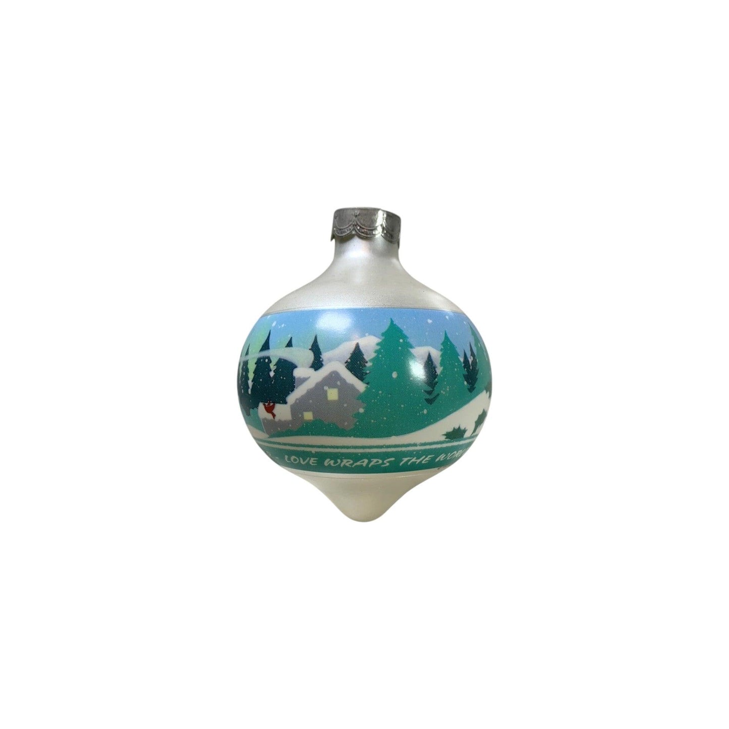 1990 Ten Years Together (Glass Ball) Hallmark Ornament QX215-3 Image3