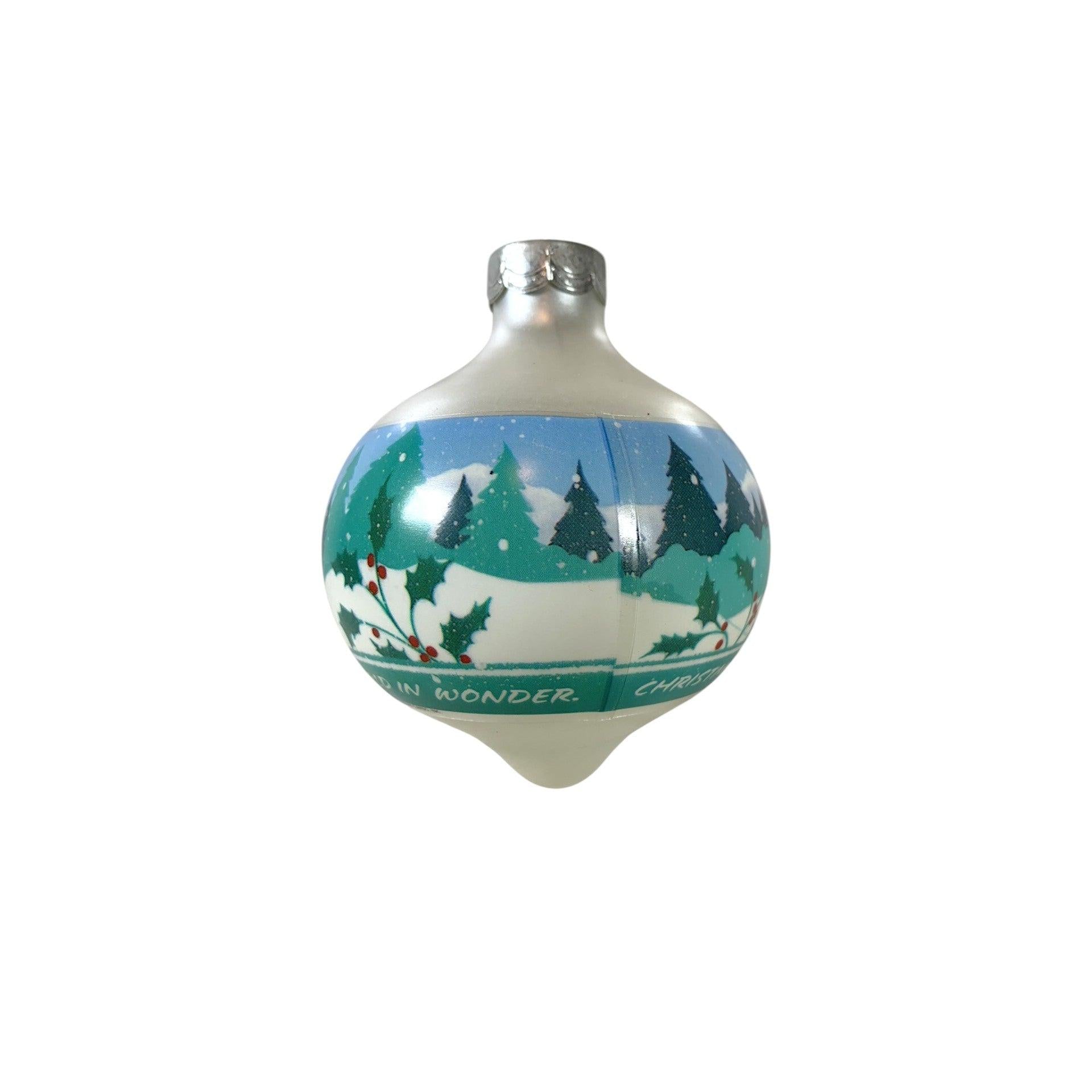 1990 Ten Years Together (Glass Ball) Hallmark Ornament QX215-3 Image4