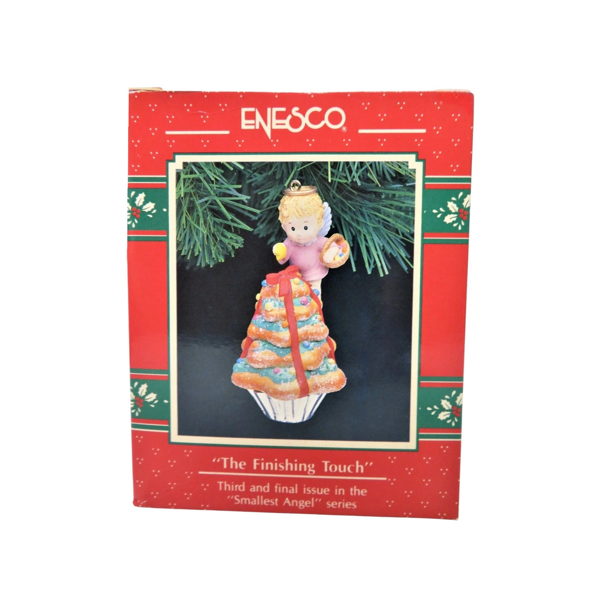 1990 The Finishing Touch Enesco Ornament (Third and Final Issue in the "Smallest Angel" Enesco Ornament (Angels) 831530 Image2