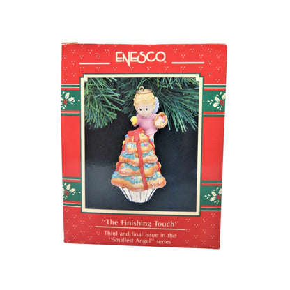 1990 The Finishing Touch Enesco Ornament (Third and Final Issue in the "Smallest Angel" Enesco Ornament (Angels) 831530 Image2