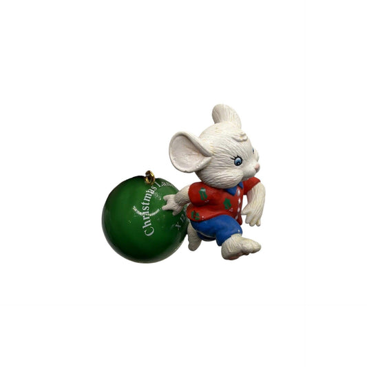 1990s Ten-Pin Christmas (Bowling) Carlton Cards Heirloom Ornament CXOR-111T Image1