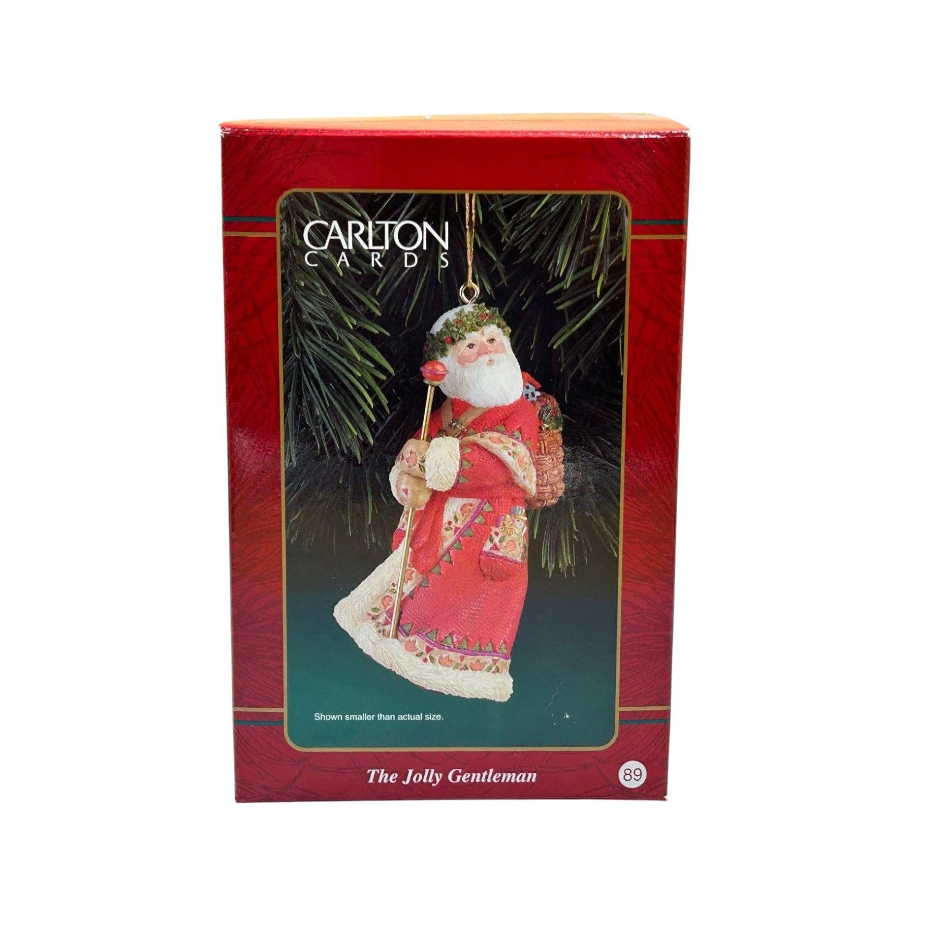 1990s The Jolly Gentleman (Santa Claus) Carlton Cards Heirloom Ornament CXOR-104Y Image2