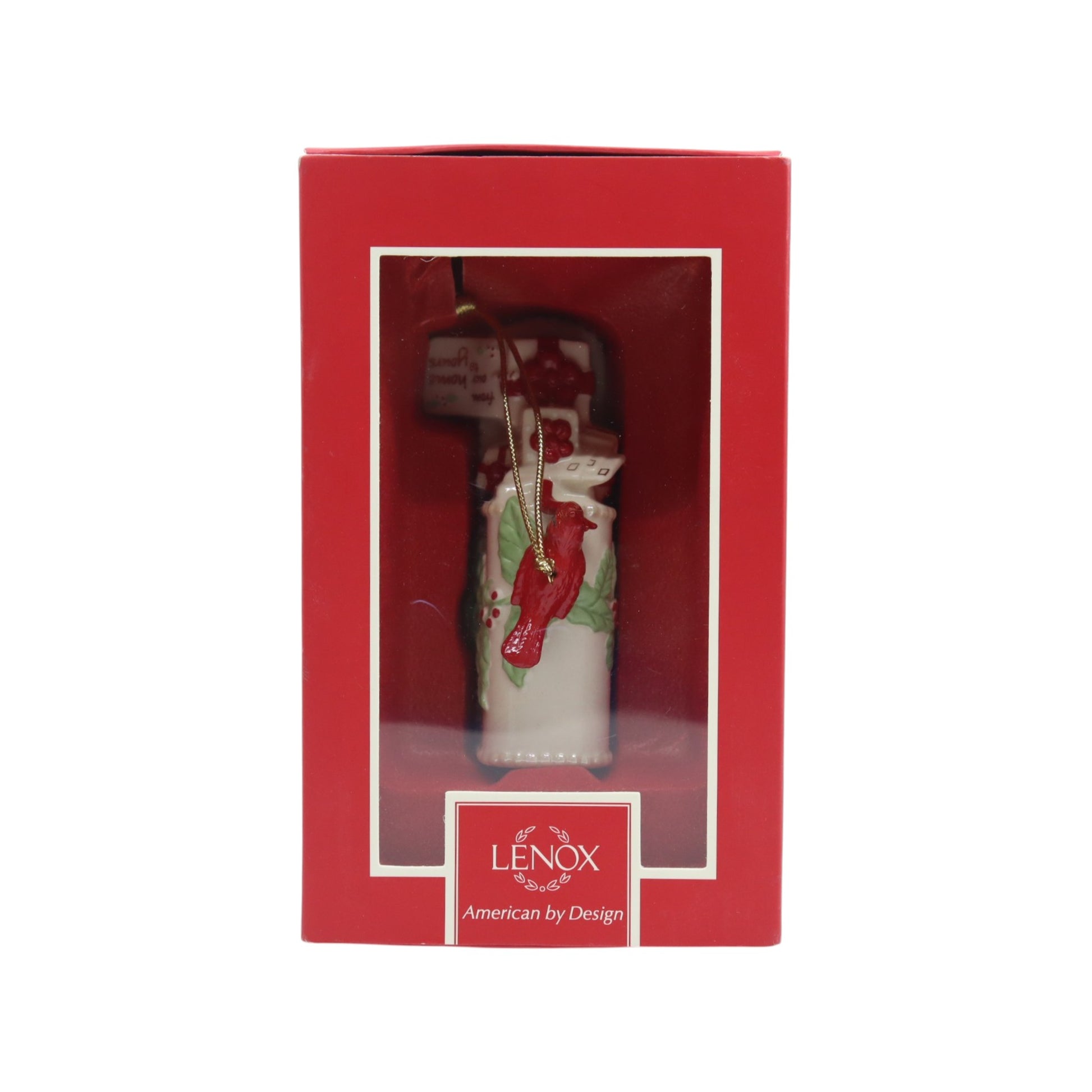 1990s Vintage Cardinal Bird Lenox Lenox Ornament 718777 Image2