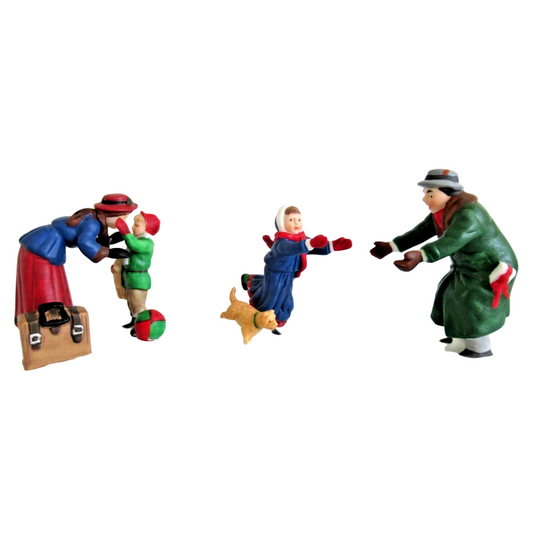 1990s “Welcome Home” – Set of 3 Department 56 Heritage Village Collection, Item #5533-6 1327079 Image1