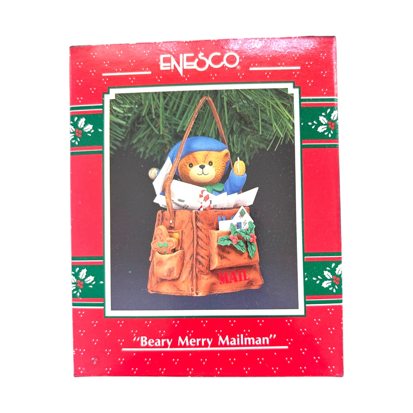 1991 Beary Merry Mailman (Teddy Bear)