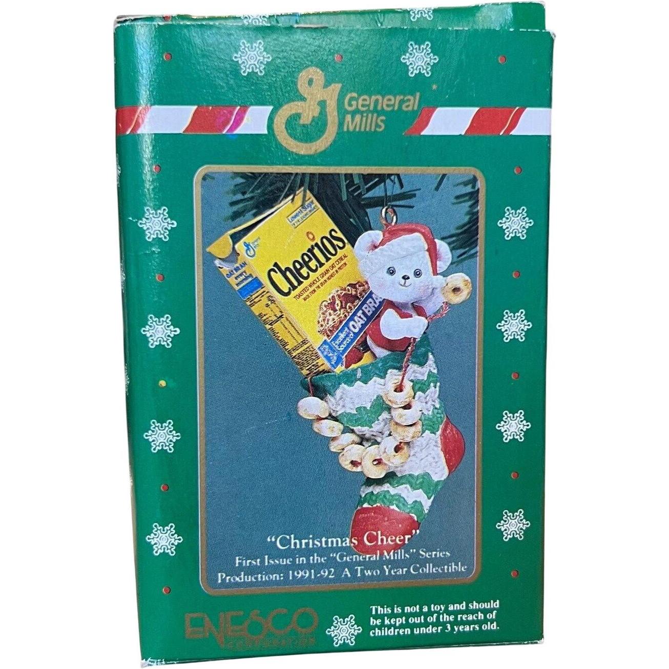 1991 Christmas Cheer Enesco Ornament (Stocking) 585769