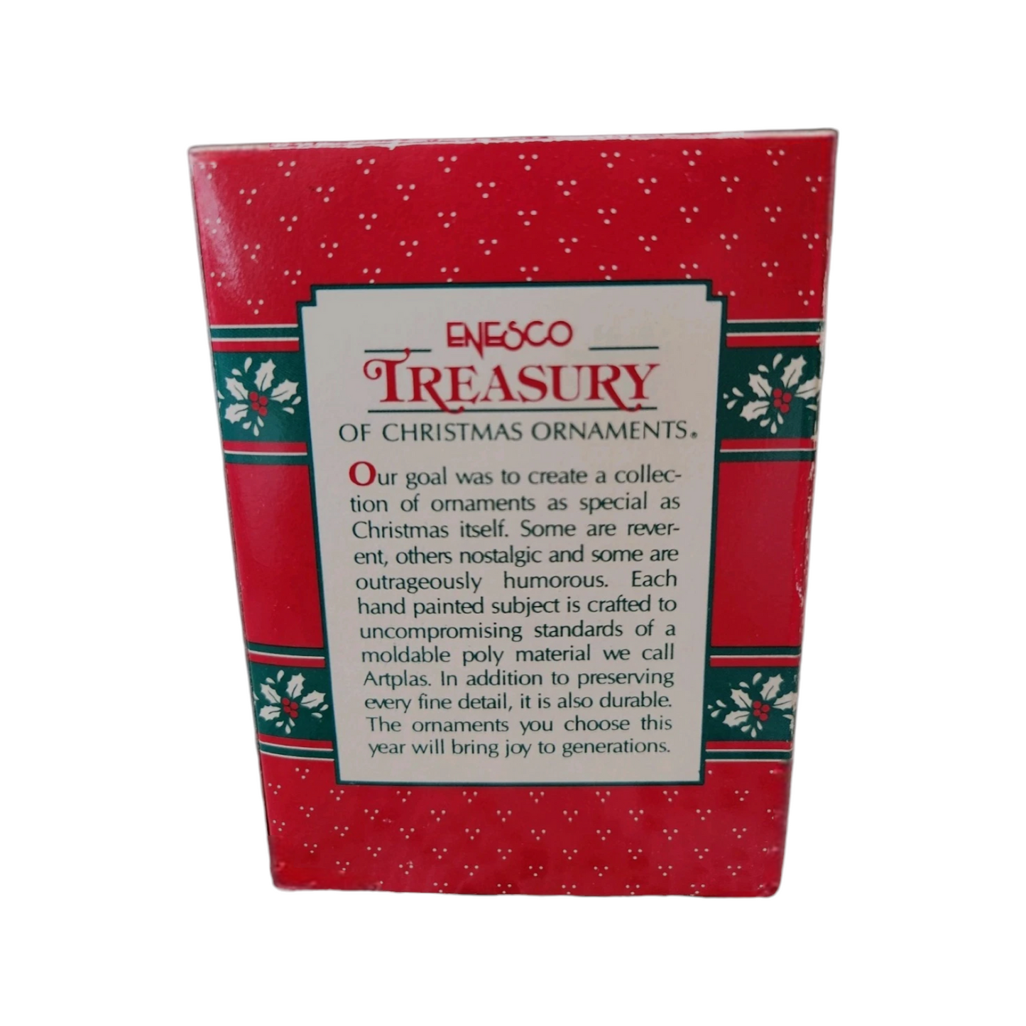 1991 Christmas Is In The Air - Paddington Bear Enesco Ornament (Teddy Bear) 581453