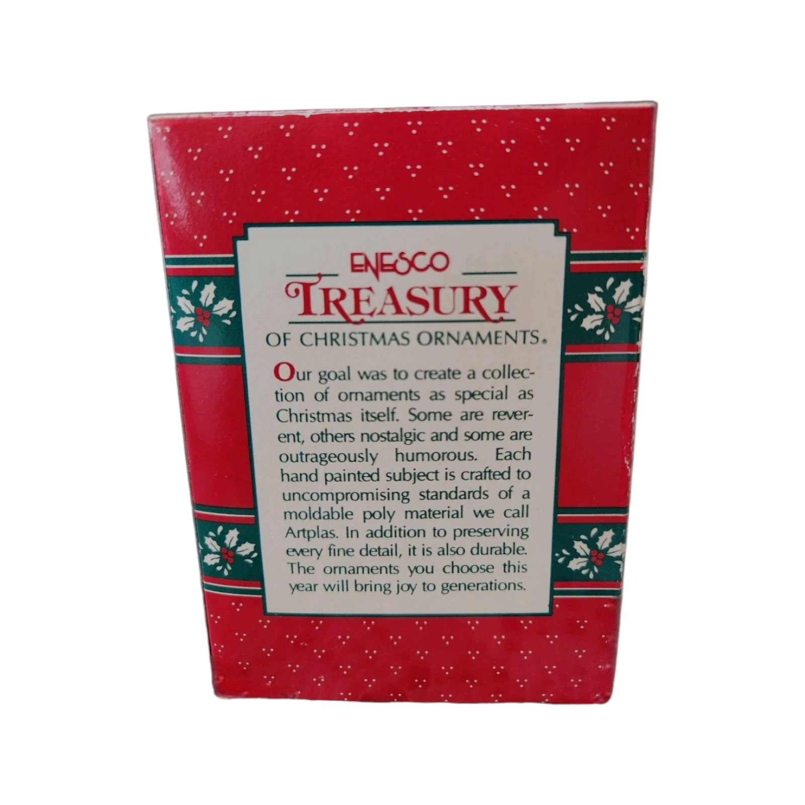 1991 Christmas Is In The Air - Paddington Bear Enesco Ornament (Teddy Bear) 581453