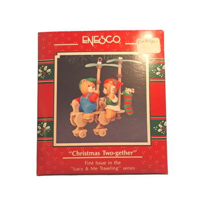 1991 "Christmas Two-gether" First Issue in the "Lucy & Me Traveling" Series (Teddy Bear)